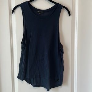 Navy Blue Koral Top